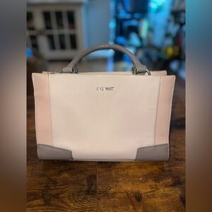 Nine West Handbag Preppy Business Casual Purse Double Top Handle‎ Twee Bag
